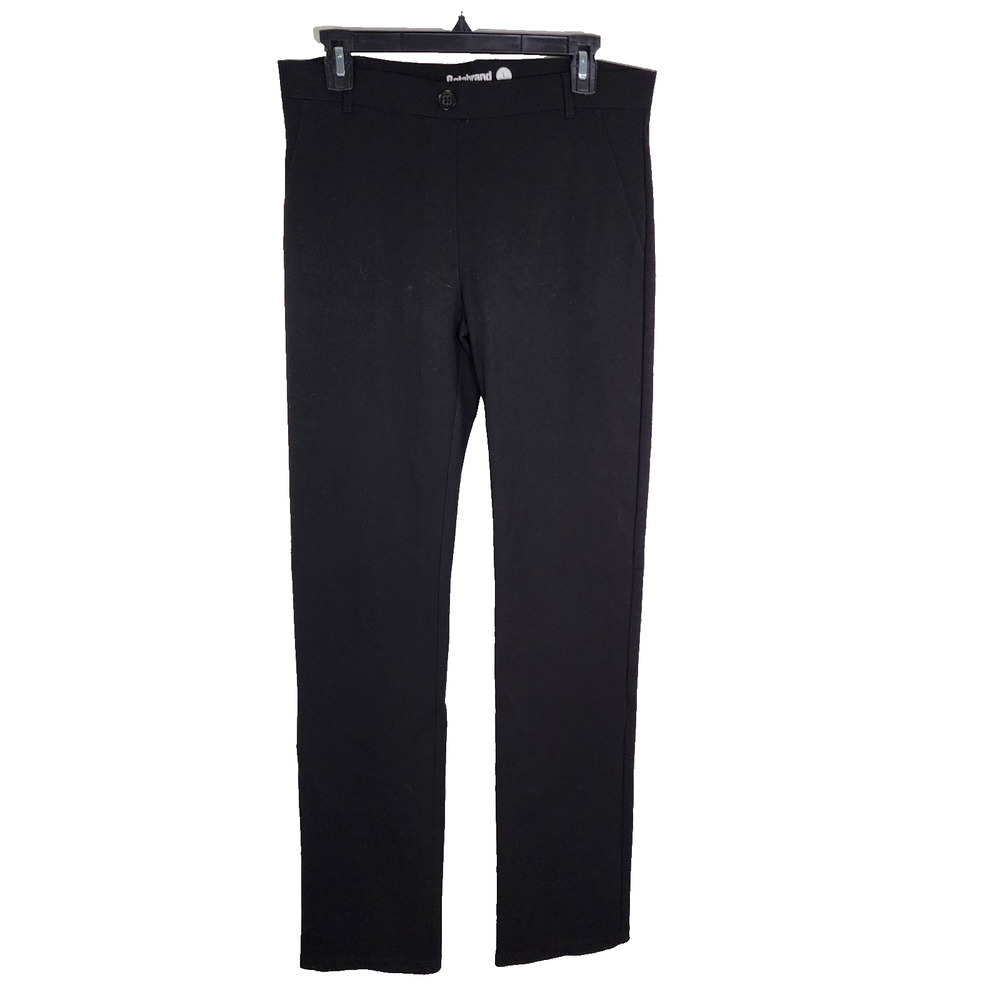 Betabrand Womens Classic Yoga Dress Pant Size Large Long Straight Leg Stretch